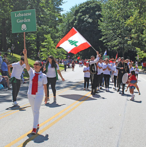 Lebanese Cultural Garden in Parade of Flags